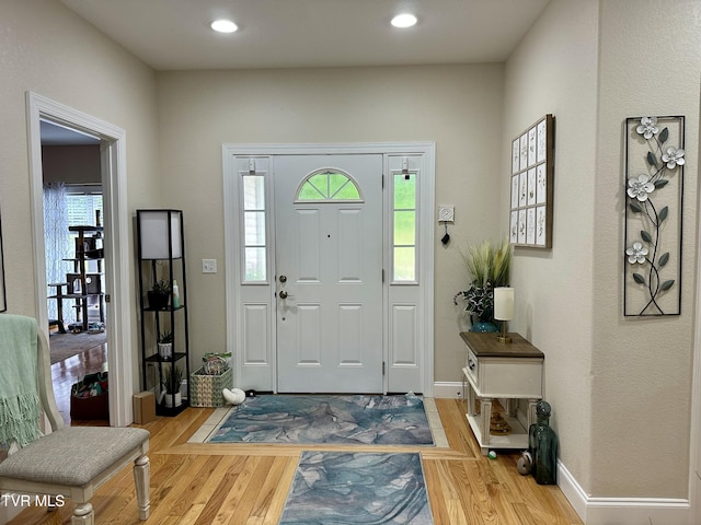 59 Whisper Bnd Unit 0, Johnson City, TN 37604 - entryway featuring plenty of natural light, wood finished floors, baseboards, and recessed lighting