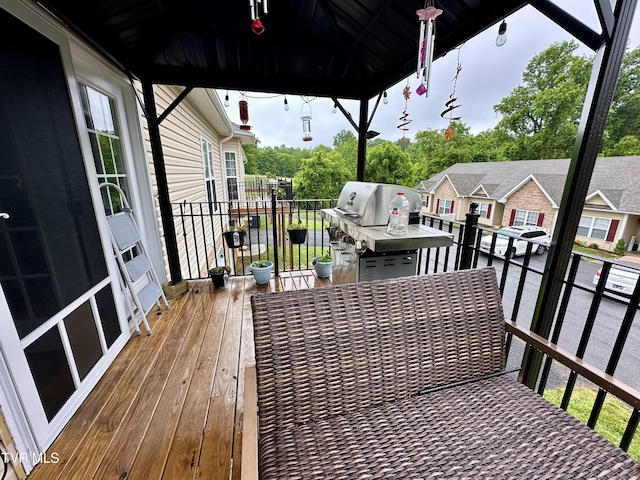 59 Whisper Bnd Unit 0, Johnson City, TN 37604 - wooden deck with grilling area