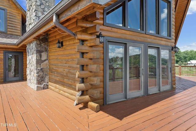 455 Boring Chapel Rd, Johnson City, TN 37615 - view of wooden terrace