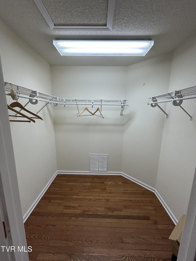115 Butterfly Ct, Limestone, TN 37681 - walk in closet with dark wood-type flooring