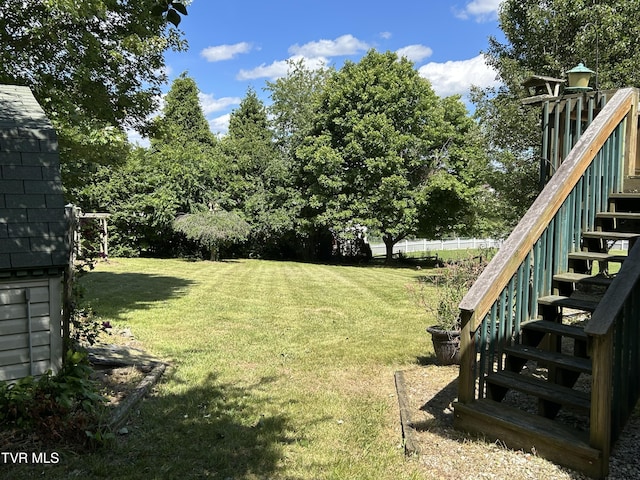 115 Butterfly Ct, Limestone, TN 37681 - view of grassy yard with stairs