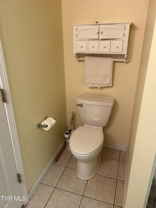 115 Butterfly Ct, Limestone, TN 37681 - bathroom featuring tile patterned floors, toilet, and baseboards