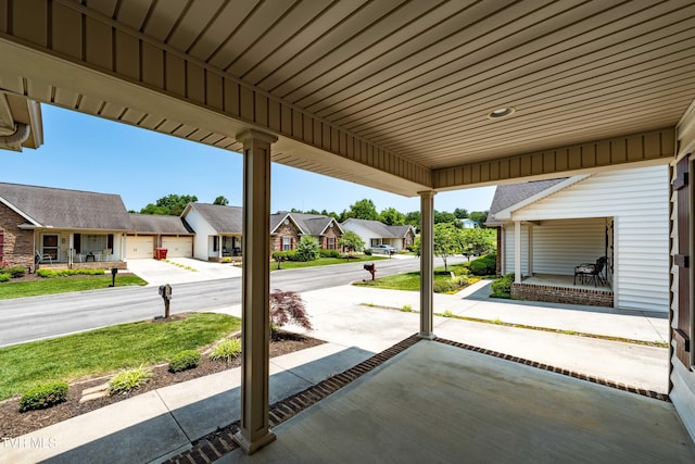 1010 Appaloosa Trl, Johnson City, TN 37604 - covered porch featuring a residential view