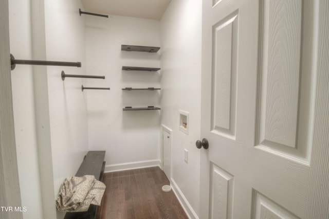 361 Belmont Dr Unit 14, Bristol, TN 37620 - walk in closet featuring dark wood-style floors