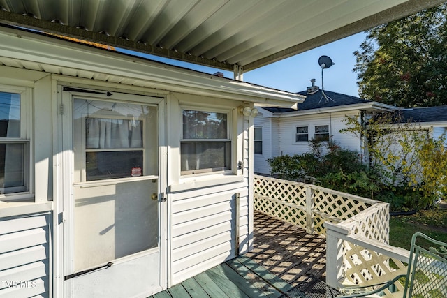 215 Clinchfield Ave, Erwin, TN 37650 - view of wooden terrace