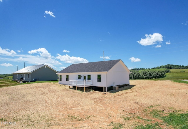 5980 Snapps Ferry Rd, Afton, TN 37616 - rear view of house with a shingled roof
