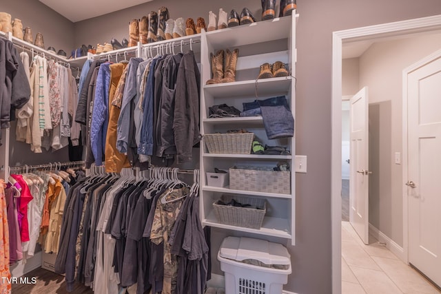 4073 Maize Pl, Piney Flats, TN 37686 - spacious closet featuring tile patterned floors