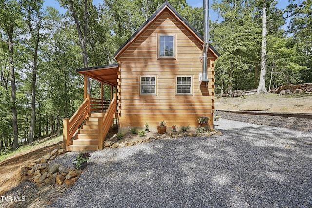 166 Booher Rd, Jonesborough, TN 37659 - view of side of home with view of scattered trees