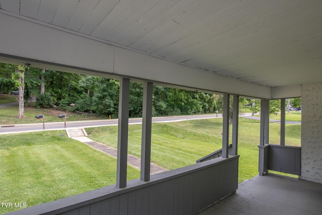 1416 E Cedar St, Bristol, TN 37620 - view of unfurnished sunroom
