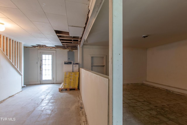 1416 E Cedar St, Bristol, TN 37620 - basement with tile patterned floors and stairway