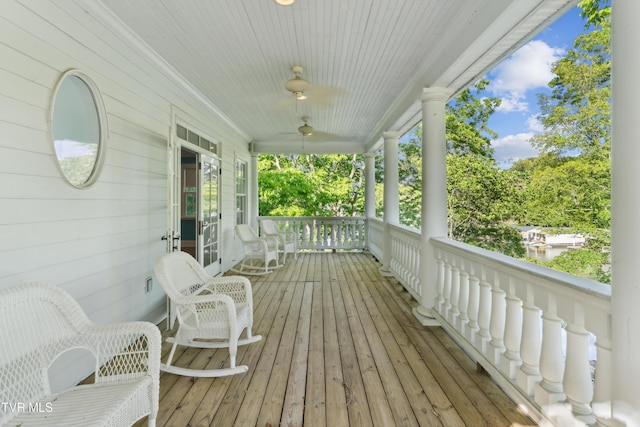 133 Knob Creek Dock Rd, Johnson City, TN 37601 - view of wooden porch