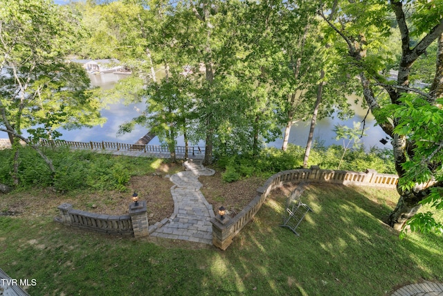 133 Knob Creek Dock Rd, Johnson City, TN 37601 - view of yard featuring a water view