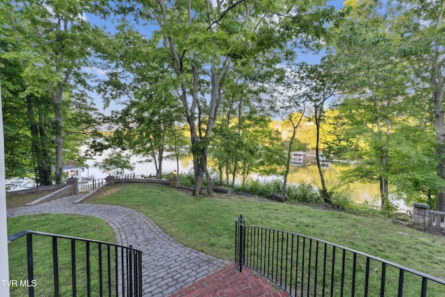 133 Knob Creek Dock Rd, Johnson City, TN 37601 - view of yard featuring a water view