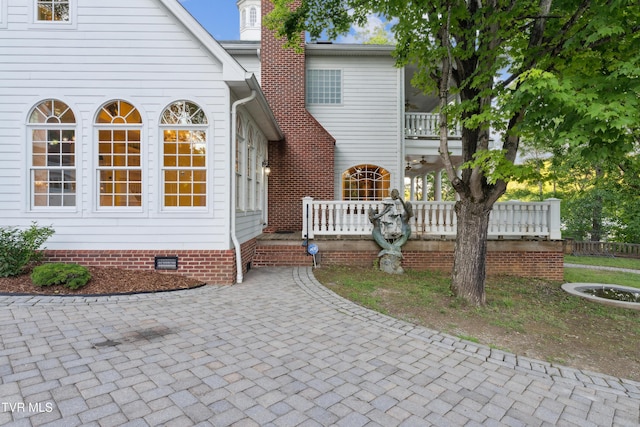 133 Knob Creek Dock Rd, Johnson City, TN 37601 - rear view of house featuring a chimney