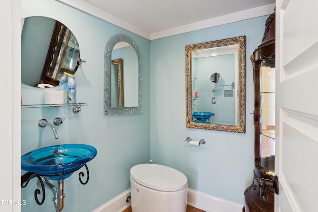 133 Knob Creek Dock Rd, Johnson City, TN 37601 - bathroom with baseboards and toilet