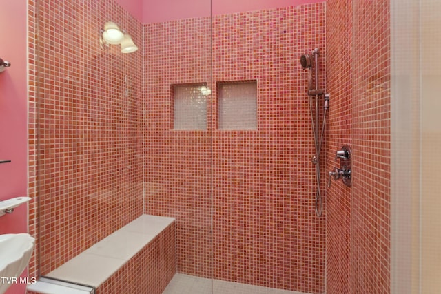 133 Knob Creek Dock Rd, Johnson City, TN 37601 - bathroom with a tile shower
