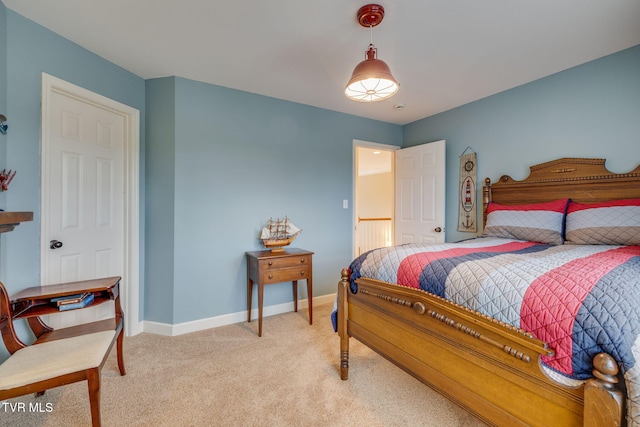 117 Quail Heights Ct, Kingsport, TN 37663 - bedroom featuring light carpet and baseboards