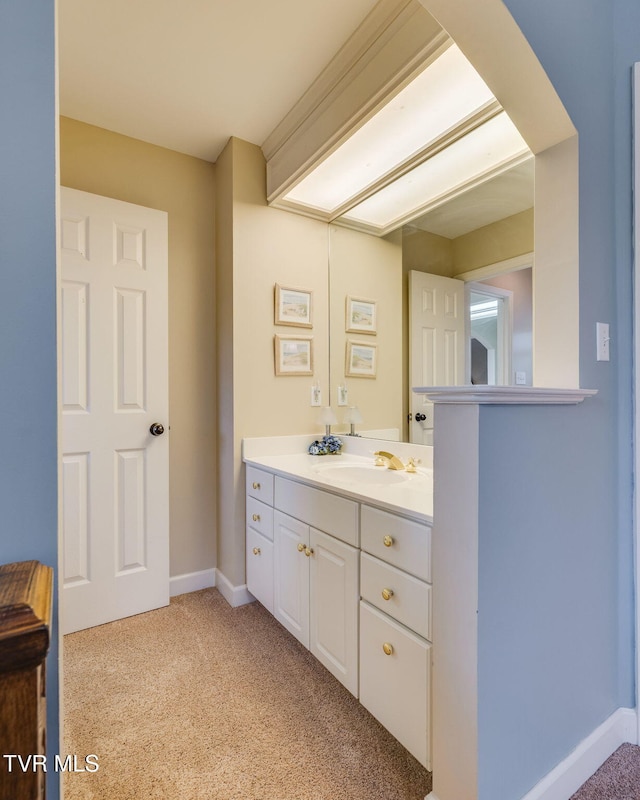 117 Quail Heights Ct, Kingsport, TN 37663 - bathroom featuring vanity and baseboards