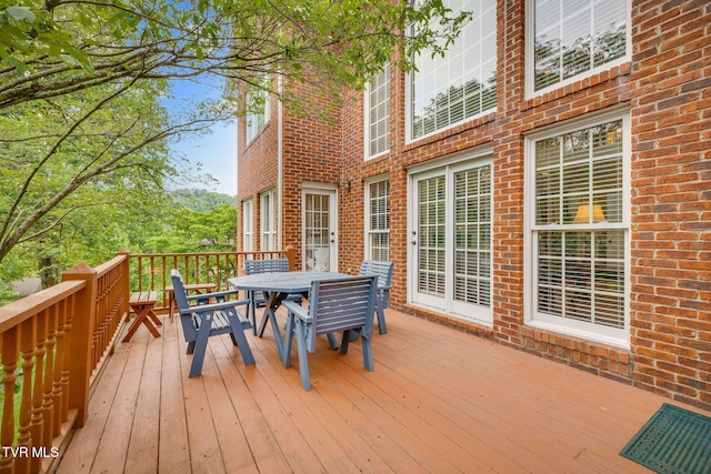117 Quail Heights Ct, Kingsport, TN 37663 - deck featuring outdoor dining space