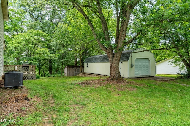 122 Spring Hollow Ln, Jonesborough, TN 37659 - view of grassy yard with cooling unit