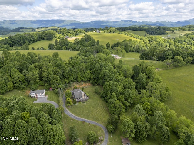 14346 White Top Vw, Abingdon, VA 24210 - aerial overview of property's location featuring mountains