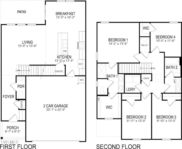 1133 Aspen Ter, Greeneville, TN 37745 - property floor plan