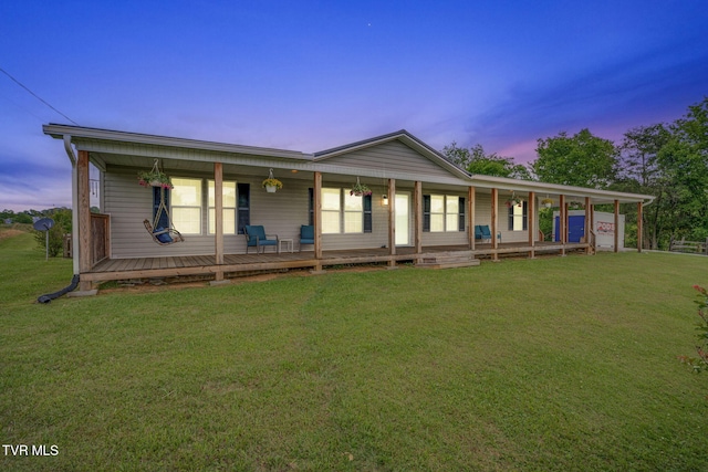 1734 Clear Springs Rd, Limestone, TN 37681 - farmhouse inspired home featuring a porch and a lawn