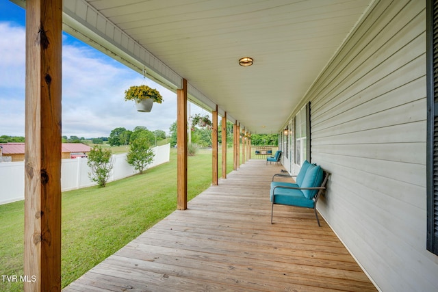 1734 Clear Springs Rd, Limestone, TN 37681 - view of wooden deck