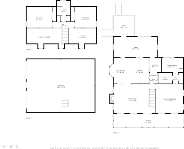 2361 Old Stage Rd, Afton, TN 37616 - floor plan / room layout