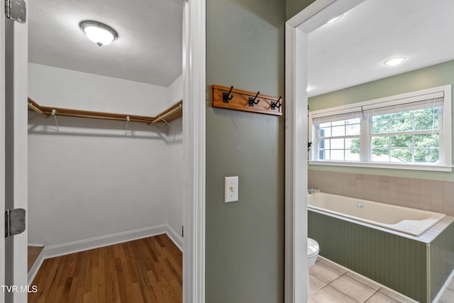 2361 Old Stage Rd, Afton, TN 37616 - spacious closet with wood finished floors