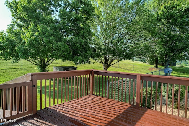 2361 Old Stage Rd, Afton, TN 37616 - view of deck