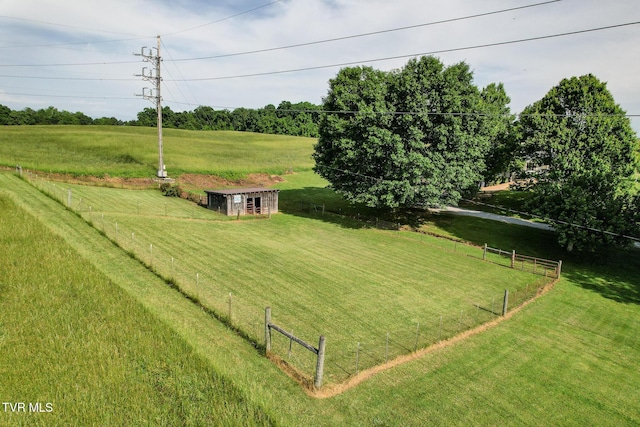 2361 Old Stage Rd, Afton, TN 37616 - view of yard with a view of countryside and an outbuilding