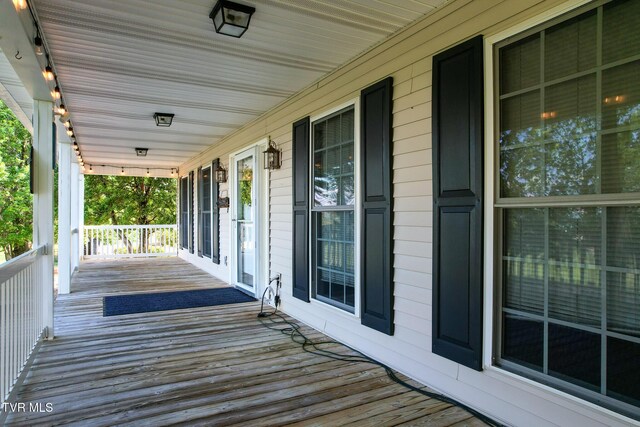 2361 Old Stage Rd, Afton, TN 37616 - view of wooden porch