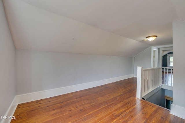 905 Kentucky Ave, Bristol, TN 37620 - additional living space featuring lofted ceiling and hardwood / wood-style floors