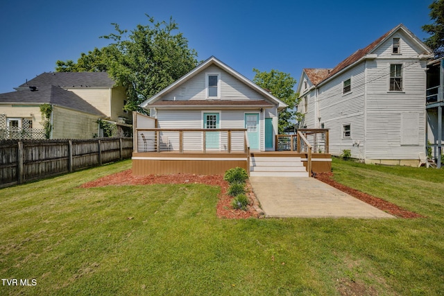 905 Kentucky Ave, Bristol, TN 37620 - rear view of property featuring a wooden deck and a patio area