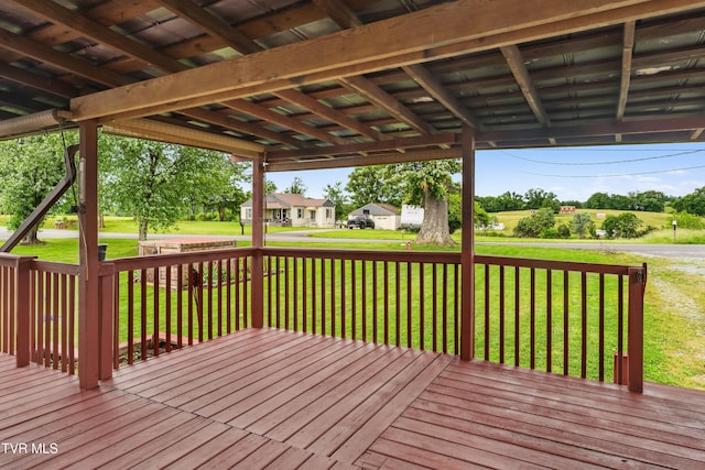 364 Berry Ridge Rd, Jonesborough, TN 37659 - deck featuring a lawn