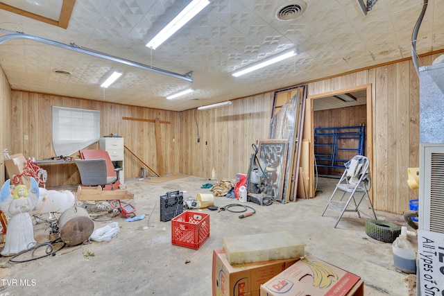 1275 Chuckey Pike, Chuckey, TN 37641 - basement featuring wooden walls