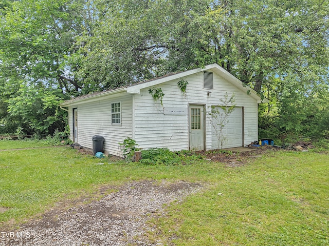 1275 Chuckey Pike, Chuckey, TN 37641 - view of outdoor structure with driveway and view of scattered trees