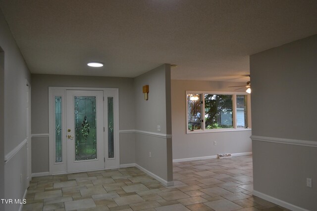 290 Kinchloe Mill Rd, Jonesborough, TN 37659 - foyer featuring baseboards and a ceiling fan