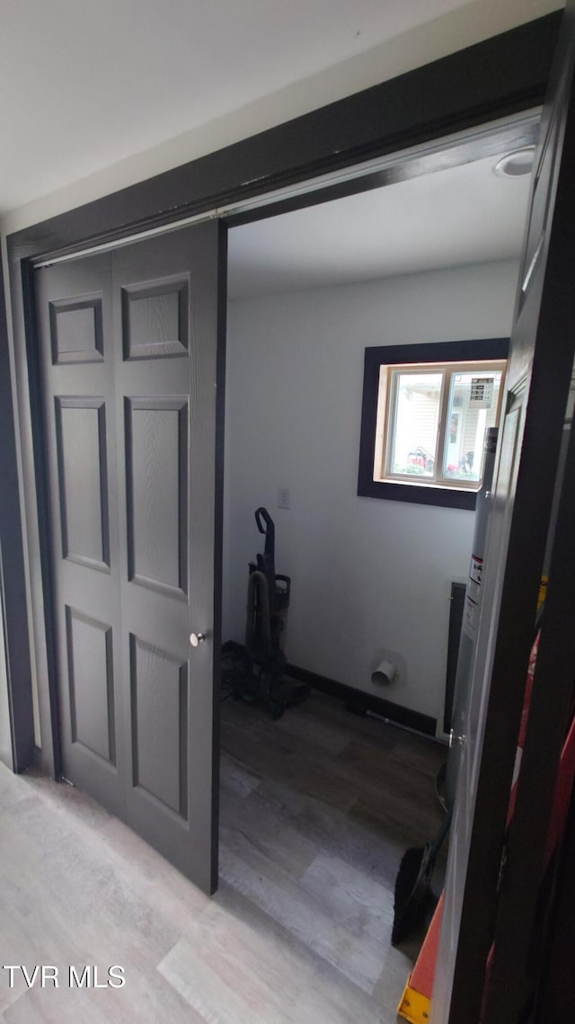 616 6th St, Bristol, TN 37620 - hallway with light wood-style floors