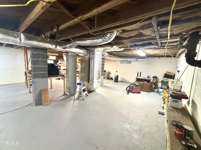 357 Martin St, Jonesville, VA 24263 - view of unfinished below grade area