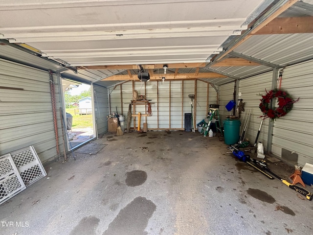 357 Martin St, Jonesville, VA 24263 - garage with a garage door opener