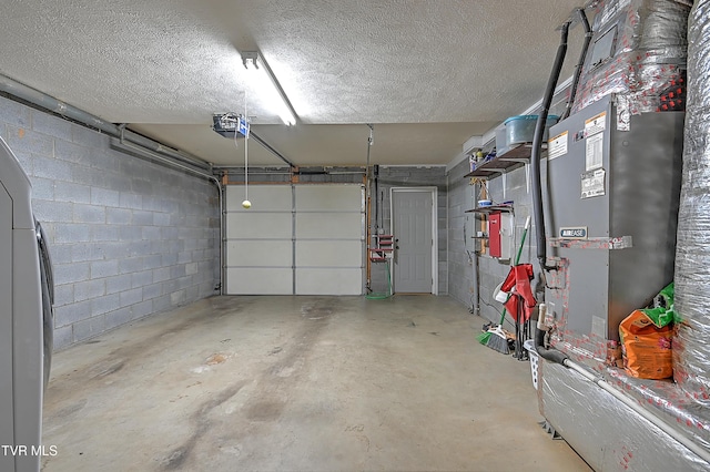 220 Amanda Ln Unit 2, Bristol, TN 37620 - garage with a garage door opener and concrete block wall