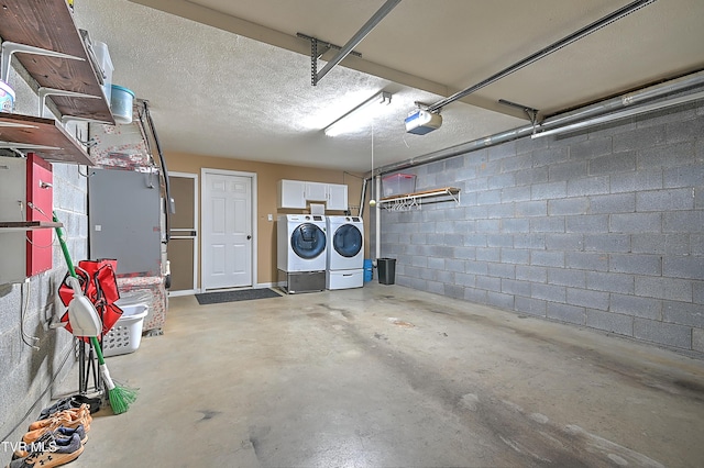 220 Amanda Ln Unit 2, Bristol, TN 37620 - garage featuring washer and dryer and a garage door opener