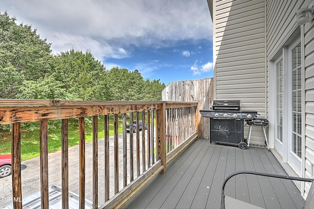 220 Amanda Ln Unit 2, Bristol, TN 37620 - deck with a grill