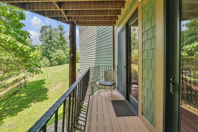 18549 Landridge Way, Abingdon, VA 24211 - view of balcony