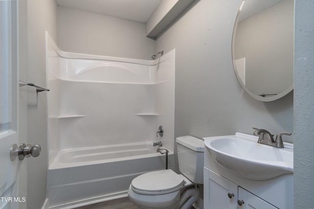 1605 E Fairview Ave, Johnson City, TN 37601 - bathroom with vanity, shower / bathtub combination, and toilet