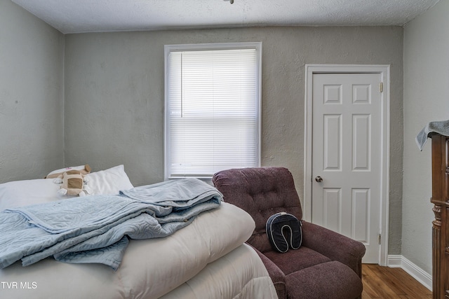 1321 Pineola Ave, Kingsport, TN 37664 - bedroom with wood finished floors and a textured wall