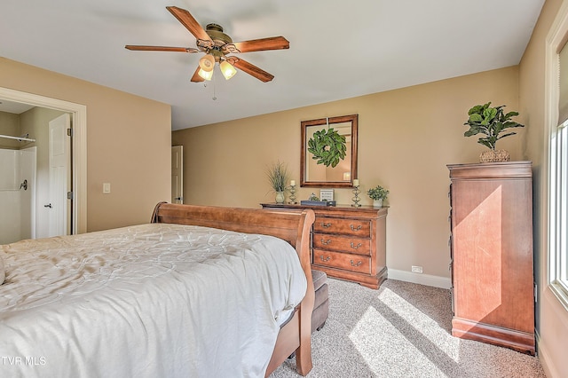 133 Christopher Way, Blountville, TN 37617 - bedroom featuring carpet floors, baseboards, and a ceiling fan