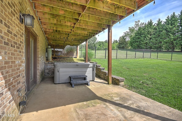 133 Christopher Way, Blountville, TN 37617 - view of patio / terrace featuring a hot tub
